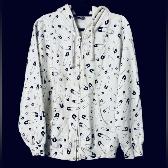 The Hundreds Streetwear Safety Pin Hoodie Worn by Jay Z. - Picture 3 of 9